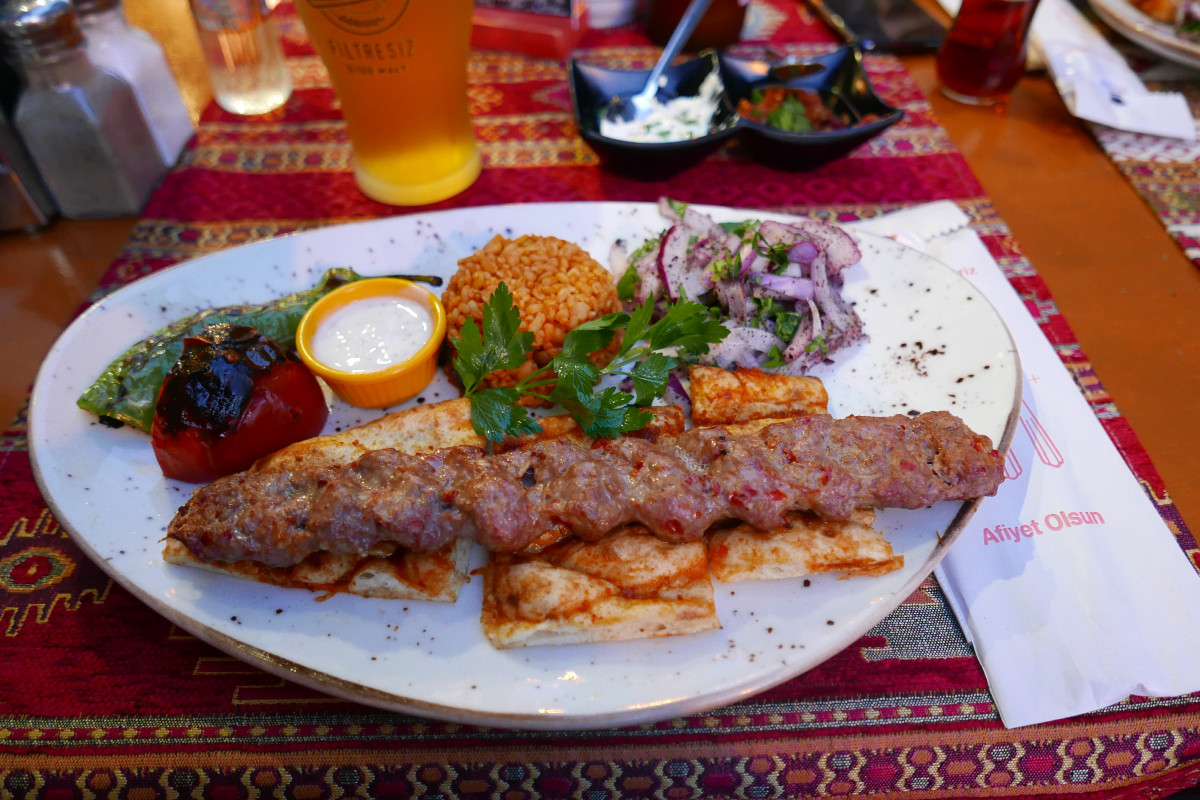 Türkisches Kebab vom Spieß