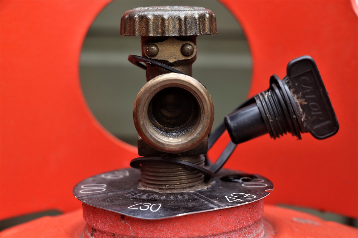 Gasflasche Anschluss