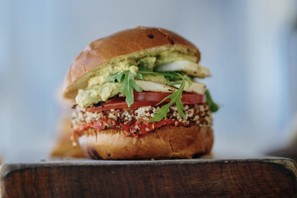 Burger mit Fleischersatz