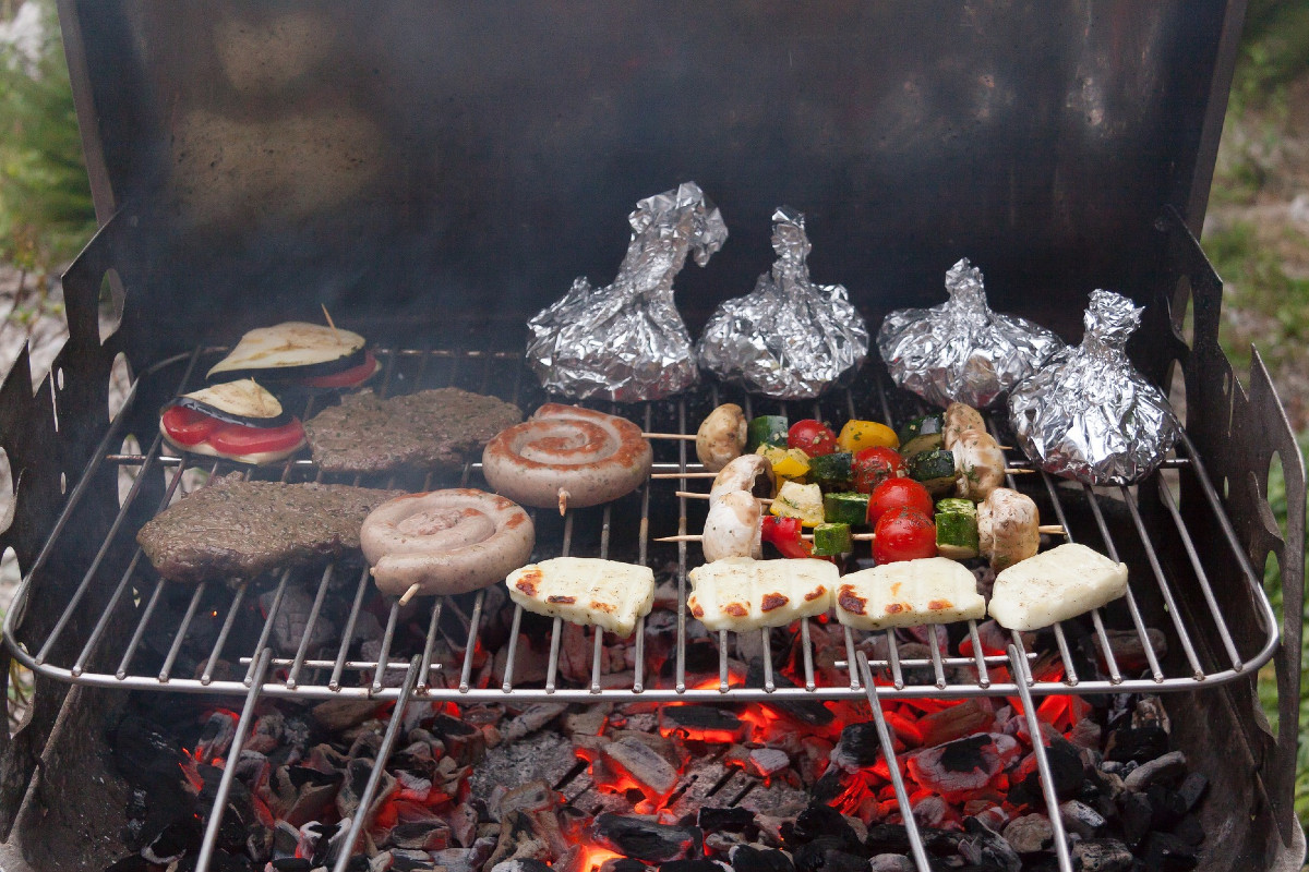 Gemüsesackchen aus Alufolie