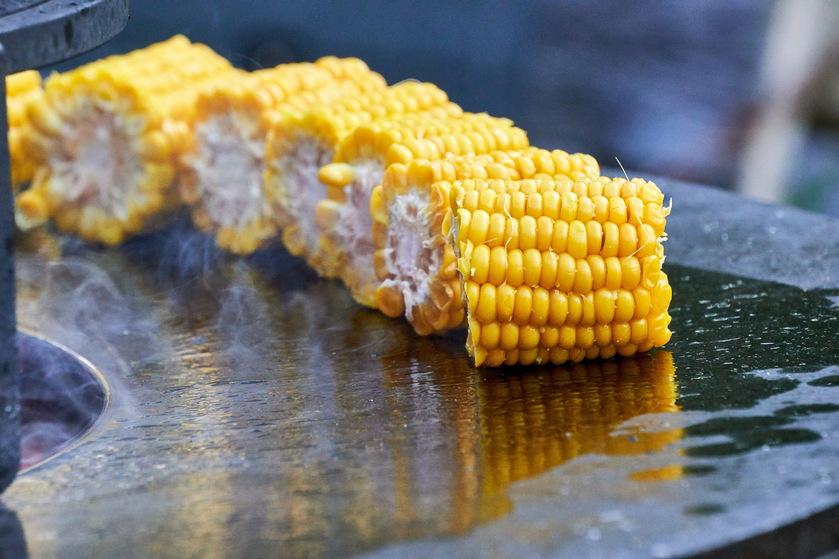 Maiskolben Plancha
