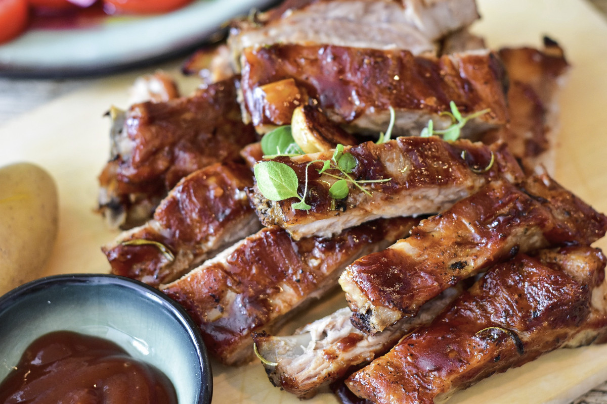 Spare Ribs mit der Whiskey Barbecue Soße