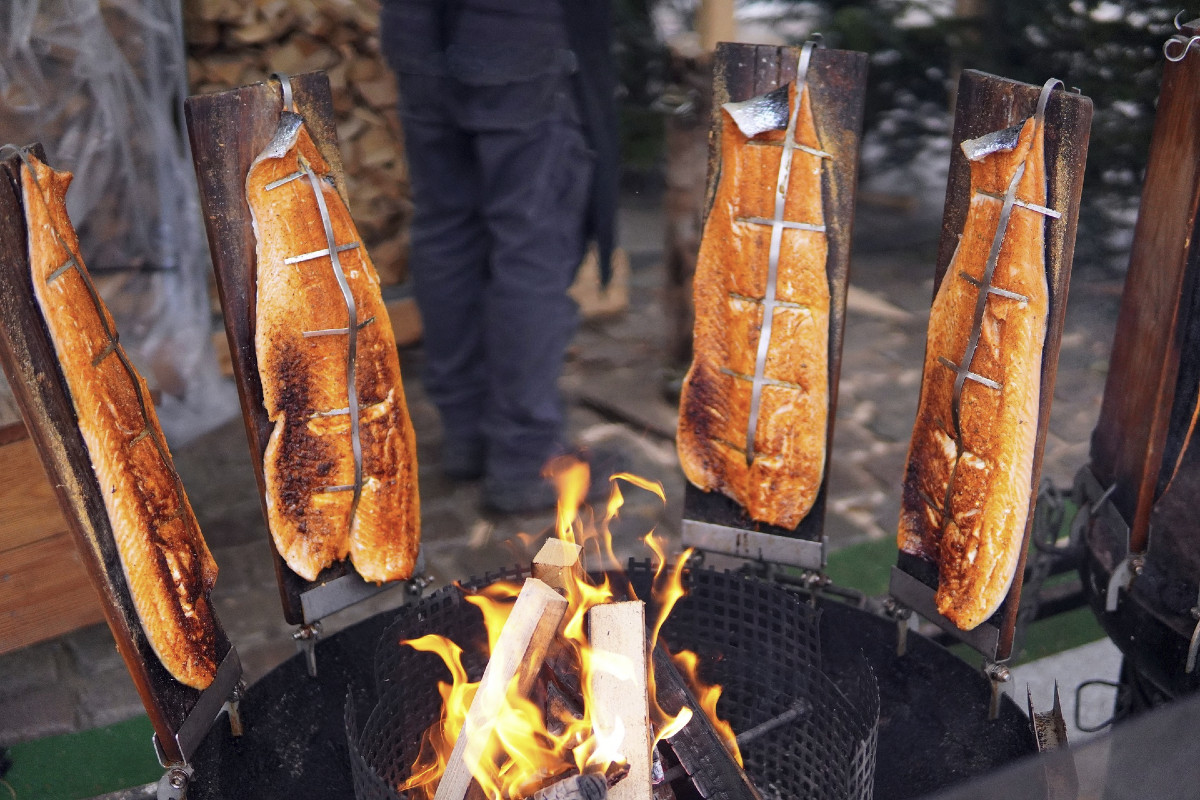 Lachs am Stück grillen