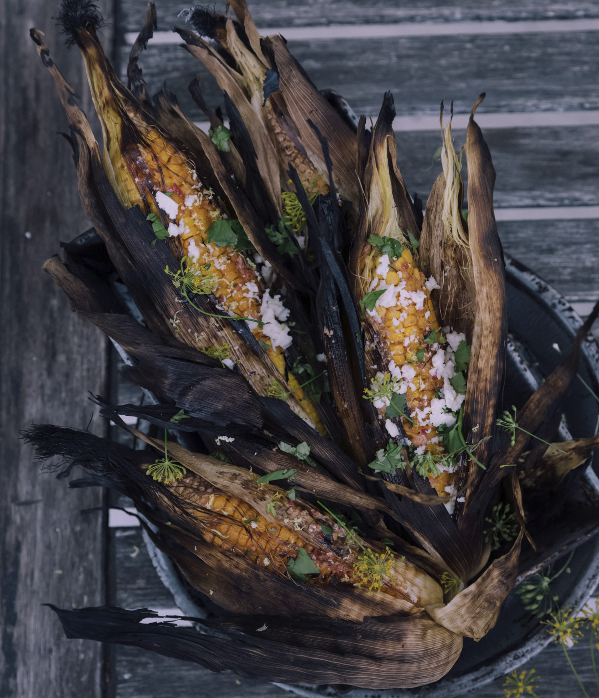 Gegrillte Tex-Mex-Maiskolben