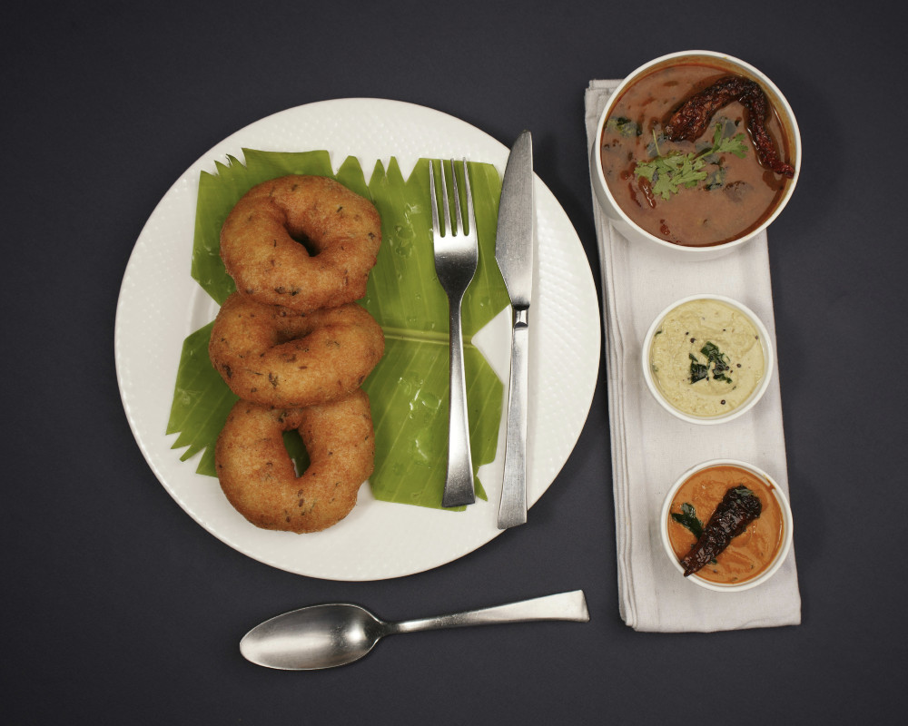 Vada perfekt serviert